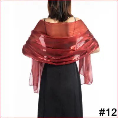 Burgundy sheer shawl from elegant women shawls wraps collection perfect for wedding evening dresses