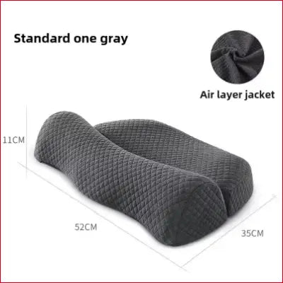 Ergonomic Orthopedic Pillow Reverse Traction Cervical Pillow Memory Foam Sleeping Pillows Head Pillow For Side Sleeper NEW - Gray