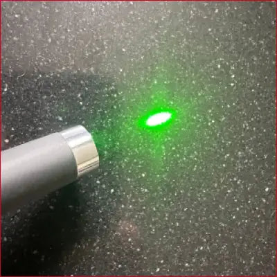 Green laser pointer in iPhone 15 Black Case with Crotch Zipper for precise presentation