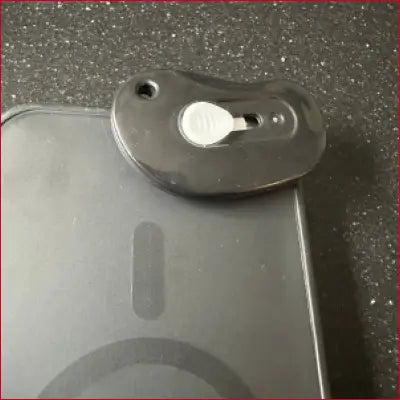 Black phone camera cover on iPhone 16 Plus Black Case Box Cutter for added protection