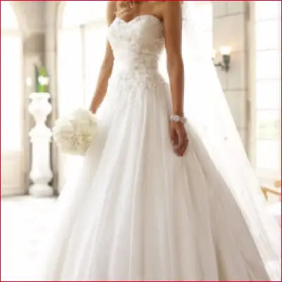 Strapless bride wedding dress European and American pregnant princess wedding dress wedding large size wedding dress