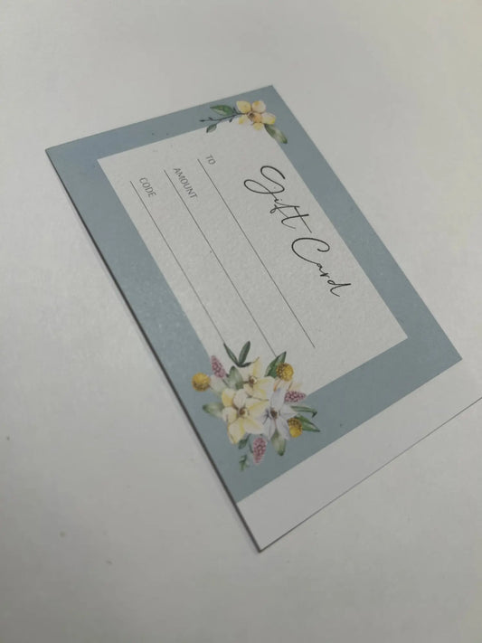 Gift Card Certificate