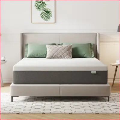 12-In Twin Extra Long Memory Foam Mattress on a stylish bed frame for optimal comfort