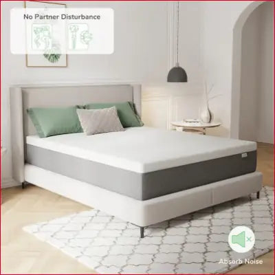 Twin Extra Long Memory Foam Mattress on a bed frame in a stylish setting