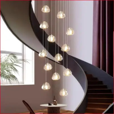 Multi-tiered Crystal Pendant Light Fixture for Chandeliers Modern LED in Luxury Living Spaces