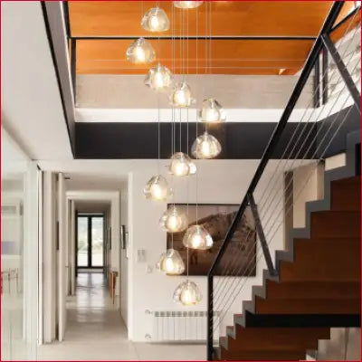 Multi-tiered crystal pendant light fixture for modern LED crystal chandeliers and ceilings