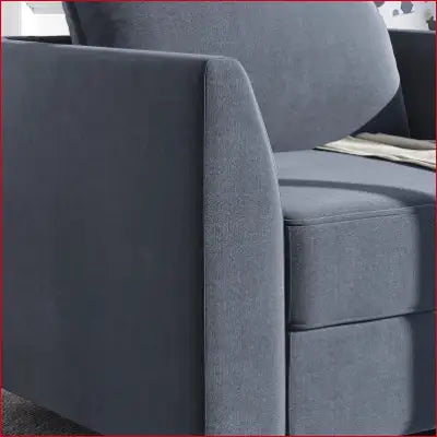 Blue upholstered armchair from a 3 Piece Sofa Set, part of a stylish couch set modular