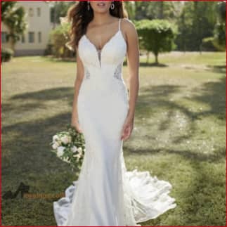 Backless Sleeveless Wedding Dresses Boho Bridal Gown