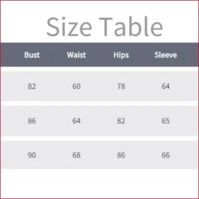 Size table for Stylish Pleated Long Sleeves Boho Bodycon Dress measurements