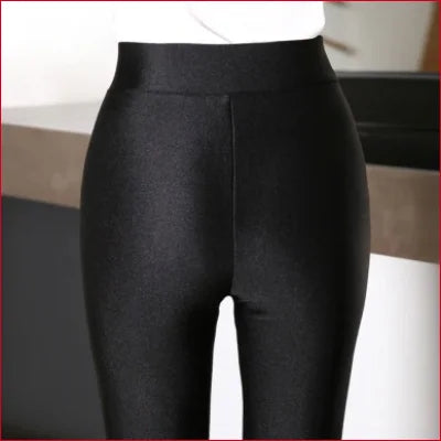 Sparkly Shiny Black Spandex Disco Leggings for a stunning look and ultimate comfort