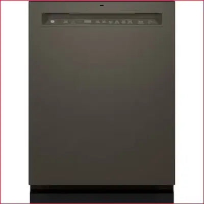 Dark-colored Dry Boost Dishwasher with Third Rack and control panel, ENERGY STAR Certified