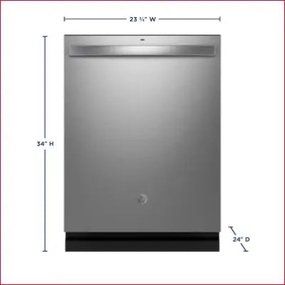 Stainless steel Dry Boost 24 Inch Dishwasher with Third Rack and ENERGY STAR certification