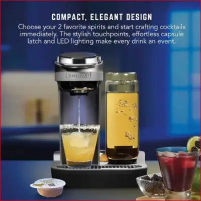 Duet Cocktail Machine with 2 Glass Spirit Bottles for perfect cocktail creations