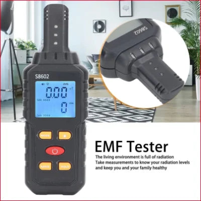 Handheld EMF Detector Tester with digital display for electric magnetic field safety