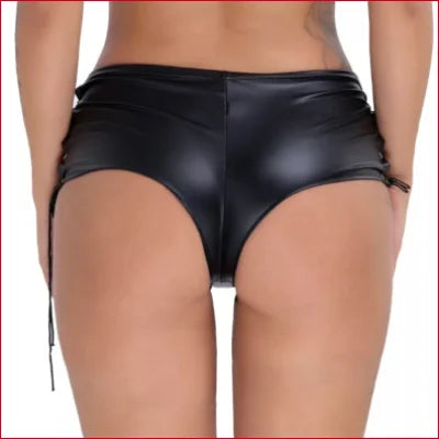 Faux Leather Womens Shorts
