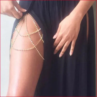 Garter Belt Thigh Chain Bridal Jewelry