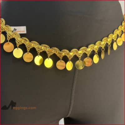 Gypsy Leggings Spandex Supplex Lycra Gold Medallions by Feggings