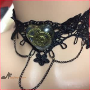 Heart Steampunk Victorian Collar