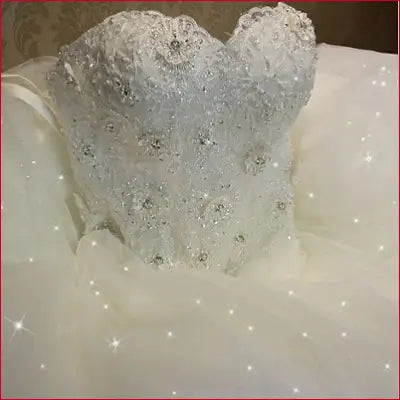 High Quality See Through Sexy Strapless Lace Up Wedding Dresses 2024 Ball Gowns Vestidos De Novia Plus Size Customized