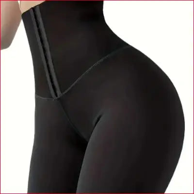 Black high waist skinny shapewear leggings for waist skinny fitness and tummy control