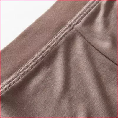 Close-up of seam on Luxurious Mulberry Silk Underwear Lingerie garment