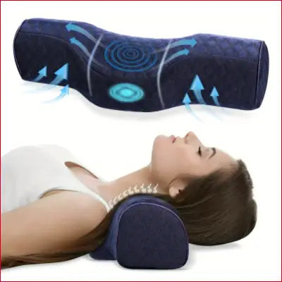Orthopedic Neck Pillow: Superior Cervical Support Soft Memory Foam Breathable Washable Ideal for Every Sleeper