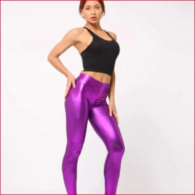 Purple Disco Pants Leggings