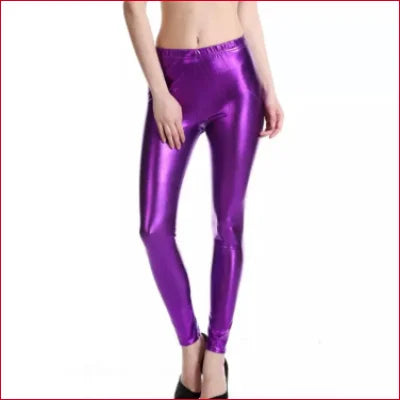 Purple Disco Pants Leggings