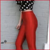 Red Disco Women’s Pants