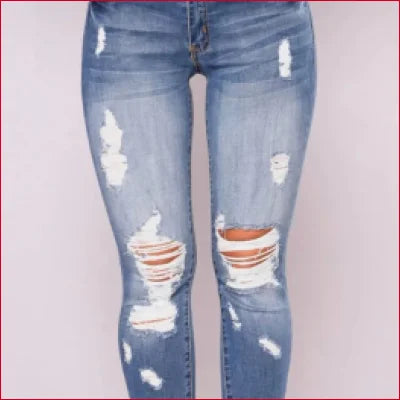 Ripped Womens Jeans Skinny