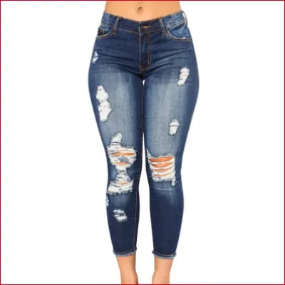 Ripped Womens Jeans Skinny