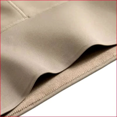 Folded beige fabric showcasing seams of Sexy Thermal Leggings Womans Pants Bottom