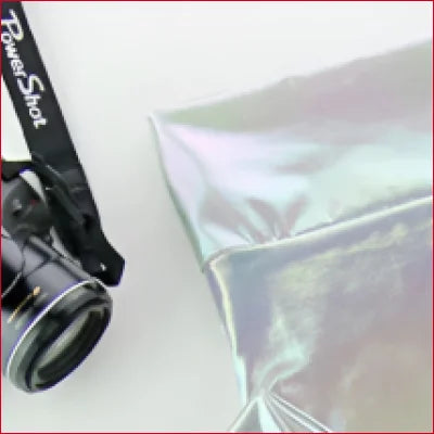 Iridescent gift wrap highlighting Shiny Disco Pants Women’s for a Studio 54 look