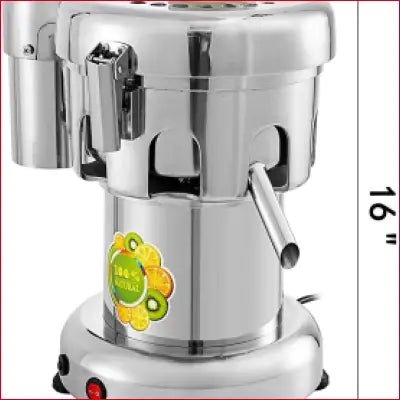 Stainless steel VEVOR Commercial Juice Extractor, a heavy duty juicer for fruits and vegetables