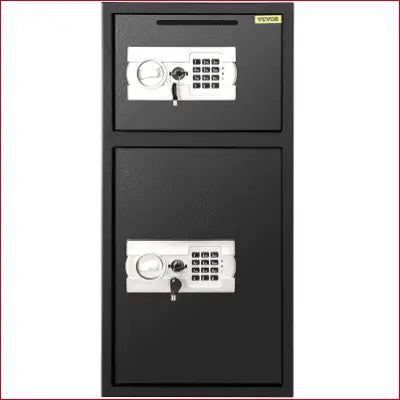 Black VEVOR Large Double Door Security Safe Box with Digital Lock for valuables