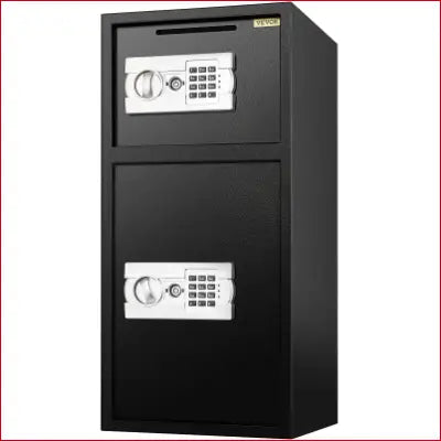 Black VEVOR Large Double Door Security Safe Box with digital locks for valuables