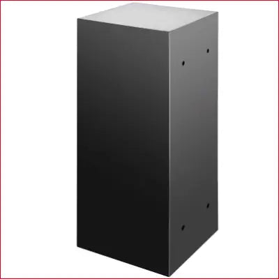 Rectangular black metal pedestal for VEVOR Large Double Door Security Safe Box