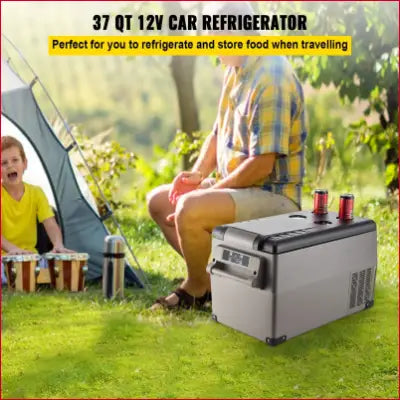 VEVOR Portable Refrigerator 37 Quart, efficient car refrigerator for camping and travel