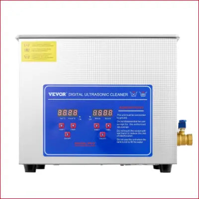 Stainless steel VEVOR Professional Ultrasonic Cleaner 10L with digital timer and heater