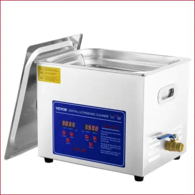 VEVOR Professional Ultrasonic Cleaner 10L for Jewelry and Small Parts in Stainless Steel