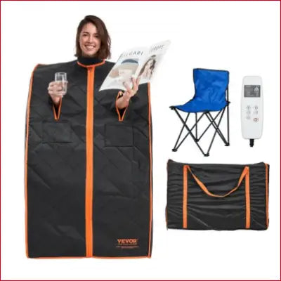 Portable VEVOR Sauna Blanket, 1050W Portable Sauna Tent for Home Spa Detoxification