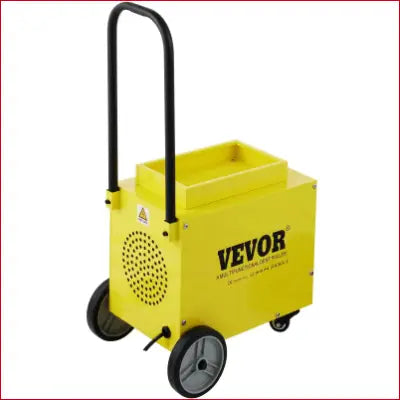 Yellow portable dust collector for VEVOR SG-7500 Dent Pulling Machine system