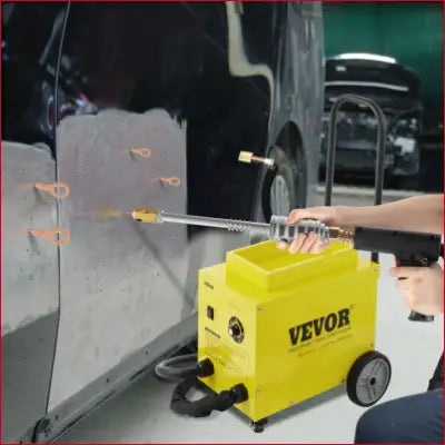 Yellow Dent Puller Machine from VEVOR SG-7500 Dent Pulling Machine Removal System