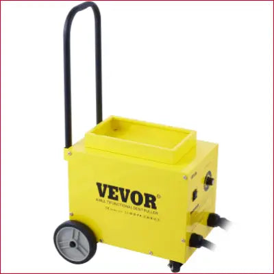 Yellow VEVOR SG-7500 Dent Puller with wheels and handle for efficient dent removal