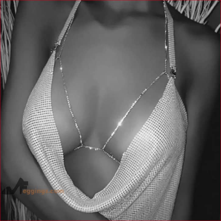 Breast Cleavage Womens Chest Rhinestone Jewelry