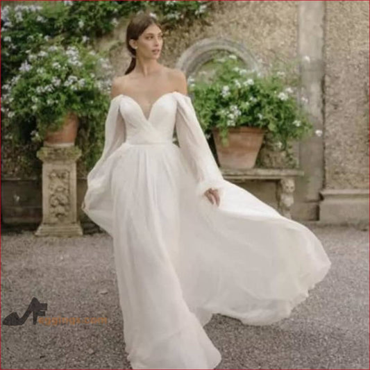 Chiffon Wedding Dresses Bridal Gown