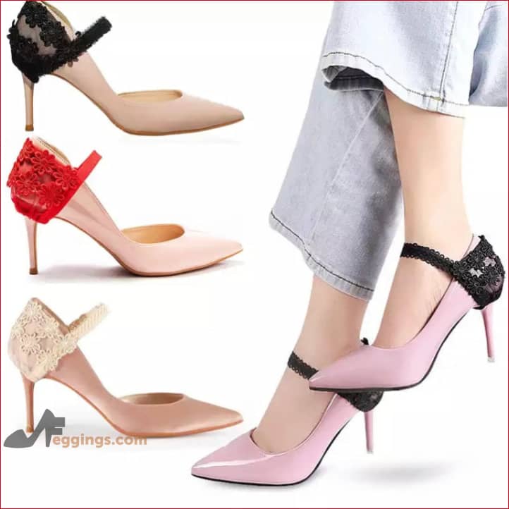 High Heels Lace Elastic Support