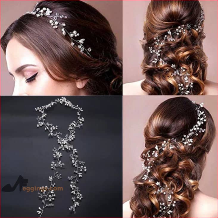 Long Wedding Hairpiece Bridal Hair