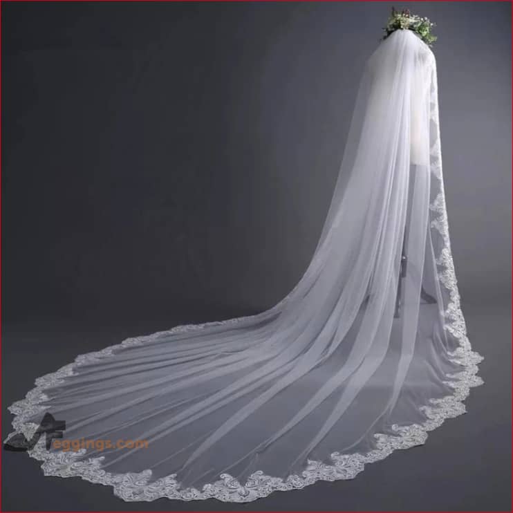 Long Wedding Veil Bridal Accessory
