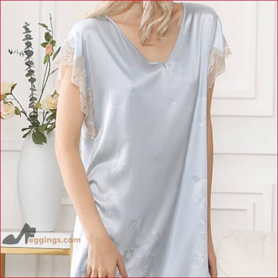 Mulberry Silk Womens Nightgown Lingerie